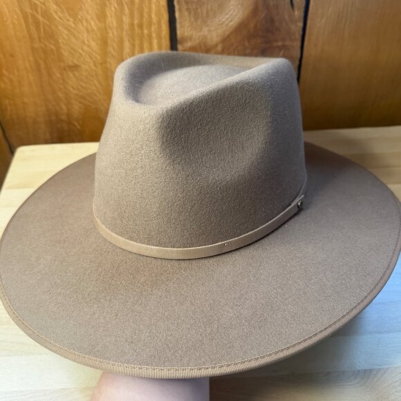 Will + Bear Andy Oak Wide Brim Felt Fedora (Brown, Size Large) — Like New - Picture 16 of 16